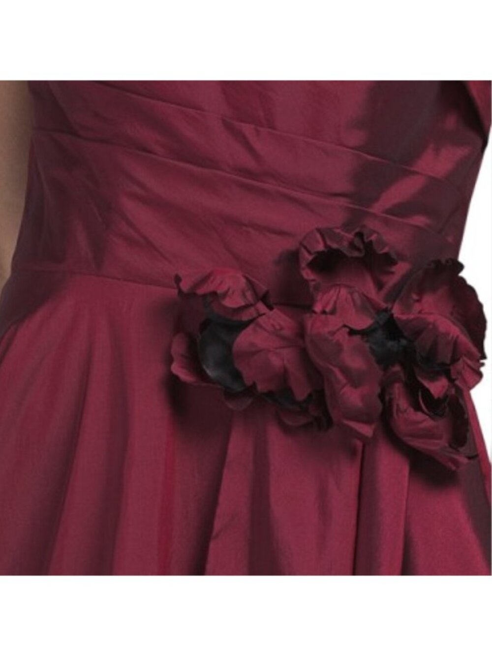 TERANI COUTURE Strapless 3d Floral Gown - Picture 3 of 3